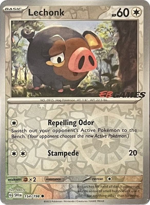 Lechonk EB Games Promo 154 Normal