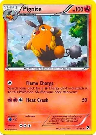 Pignite Cracked Ice Promo 17 Normal