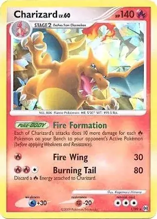 Charizard Cracked Ice Holo 1