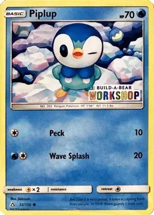 Piplup Build-A-Bear 32 Normal