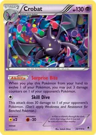 Crobat Cosmos Holo 33 Normal