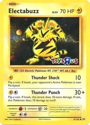 Electabuzz Toys R Us 41 Normal