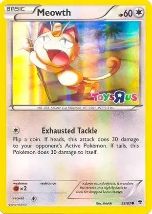 Meowth Toys R Us 53
