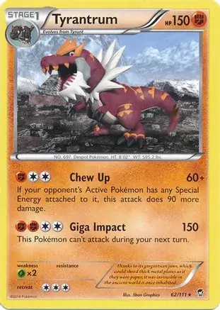 Tyrantrum Cosmos Holo 62