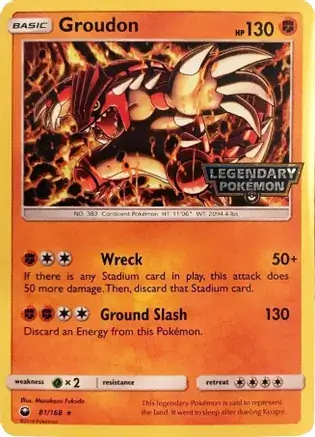 Groudon Gamestop 81 Normal