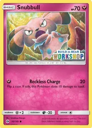 Snubbull Build-A-Bear 90 Normal