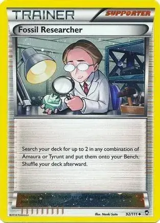 Fossil Researcher Cosmos Holo 92 Normal