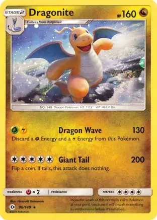 Dragonite Cosmos Holo 96 Normal