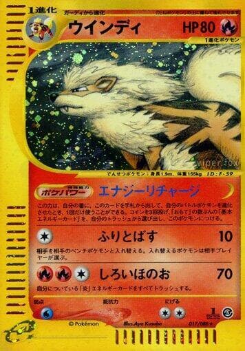 Arcanine 017 1st Edition holo