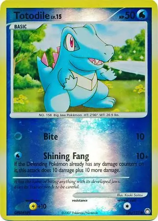 Totodile Reverse Holo 106 Normal