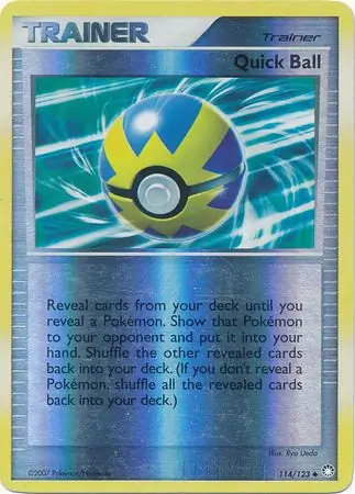 Quick Ball Reverse Holo 114 Normal