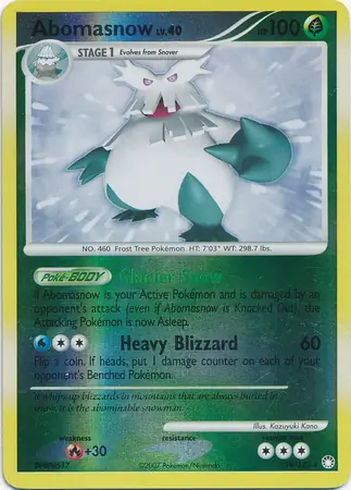 Abomasnow Reverse Holo 19