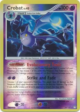 Crobat Reverse Holo 23 Normal