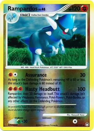 Rampardos Reverse Holo 33 Normal