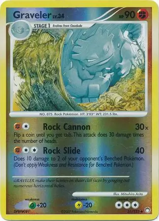 Graveler Reverse Holo 51 Normal
