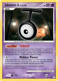 Unown T 67
