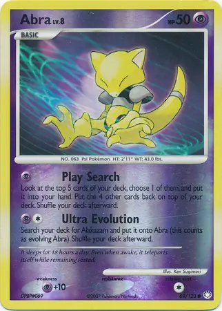 Abra Reverse Holo 69 Normal