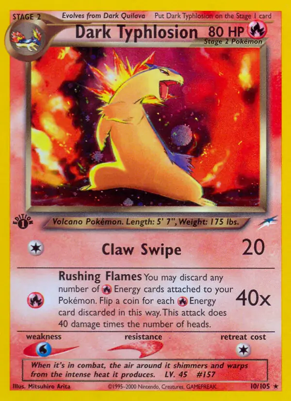 Dark Typhlosion Holo 10