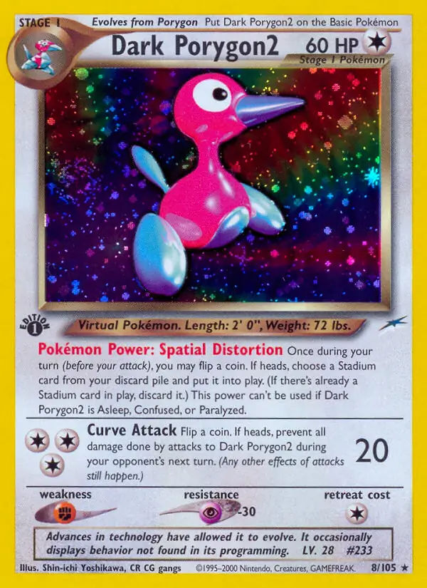Dark Porygon2 Holo 8