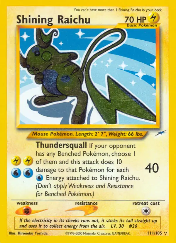 Shining Raichu Secret 111