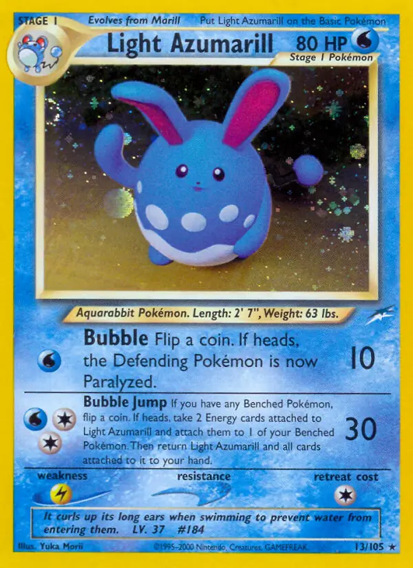 Light Azumarill Holo 13 Normal