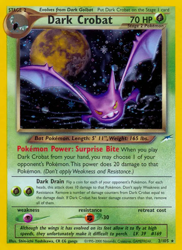 Dark Crobat Holo 2 Normal