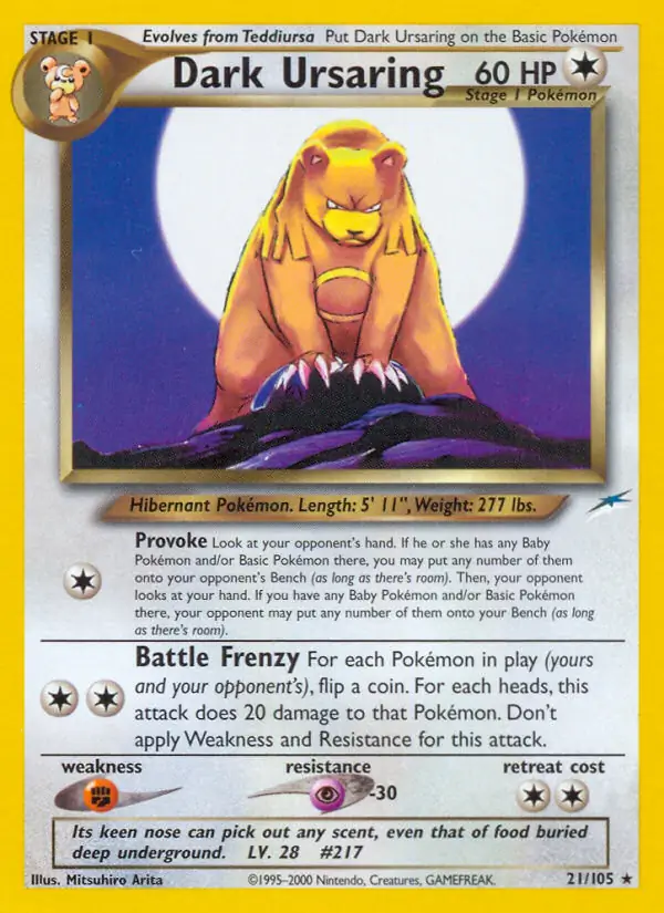 Dark Ursaring 21 Normal