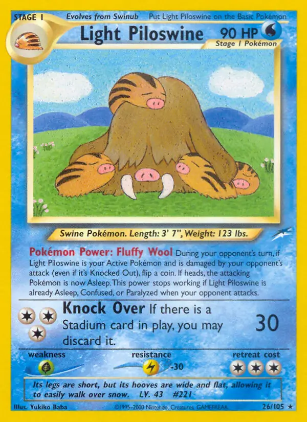 Light Piloswine 26