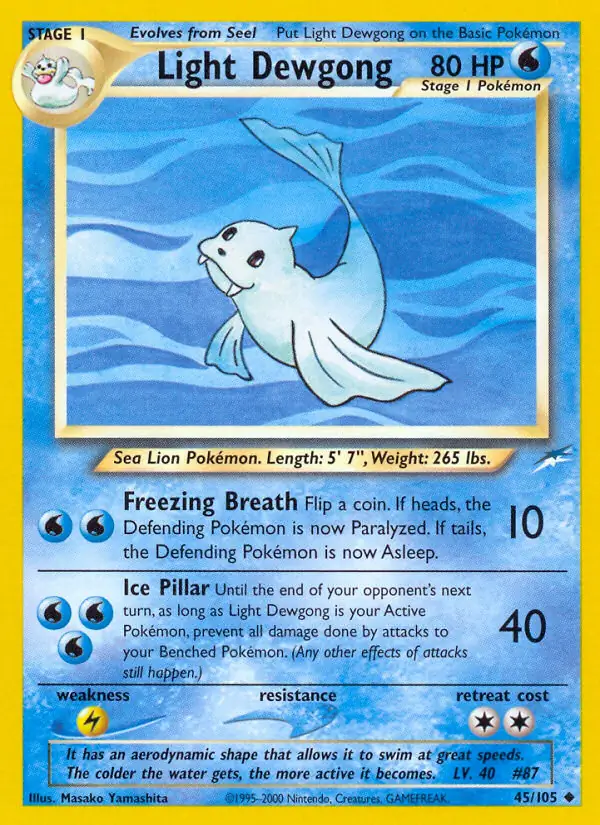 Light Dewgong 45