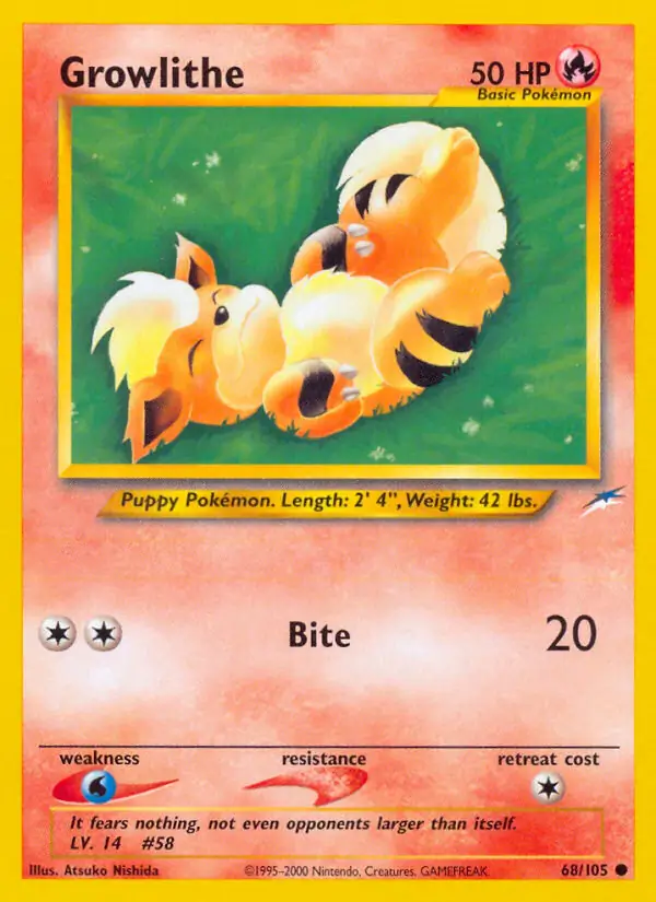 Growlithe 68 Normal