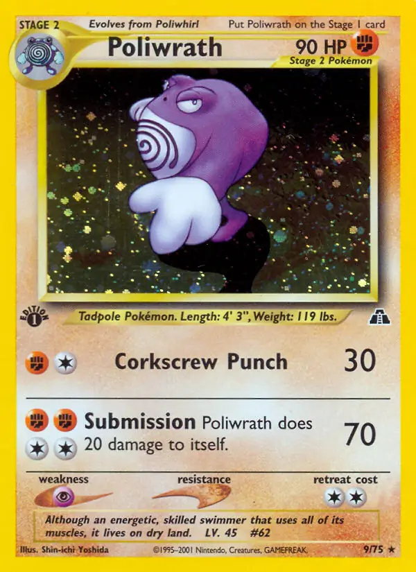 Poliwrath Holo 9
