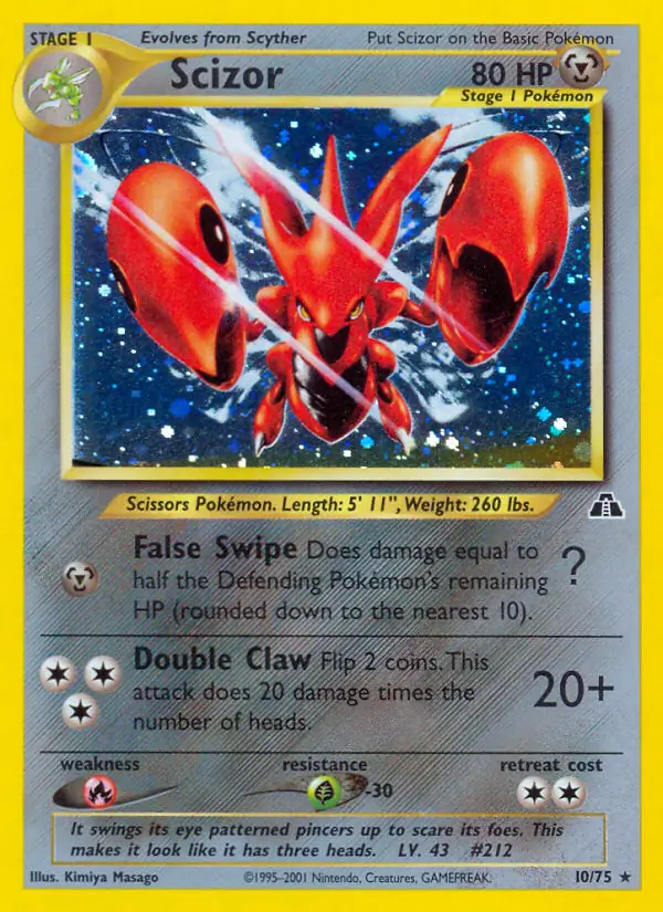 Scizor Holo 10 Normal