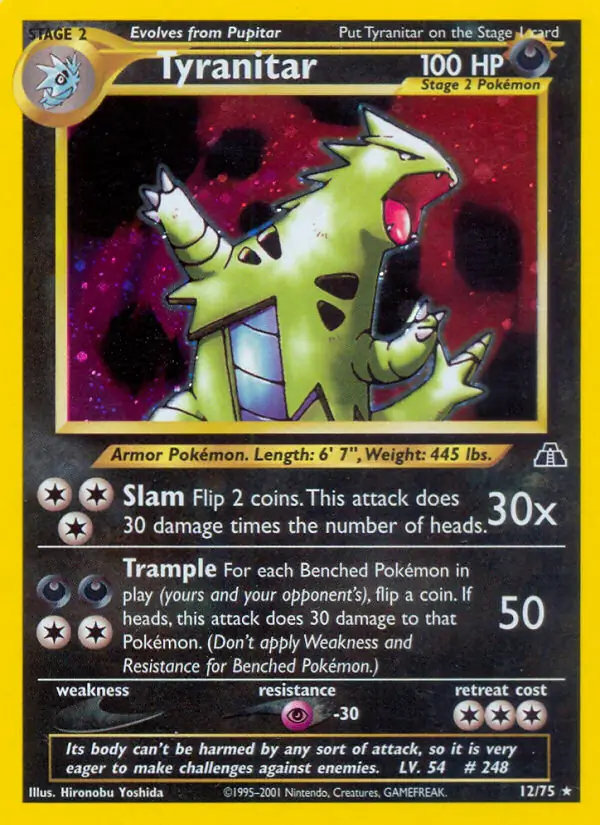 Tyranitar Holo 12 Normal
