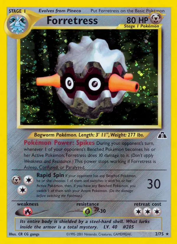 Forretress Holo 2 Normal