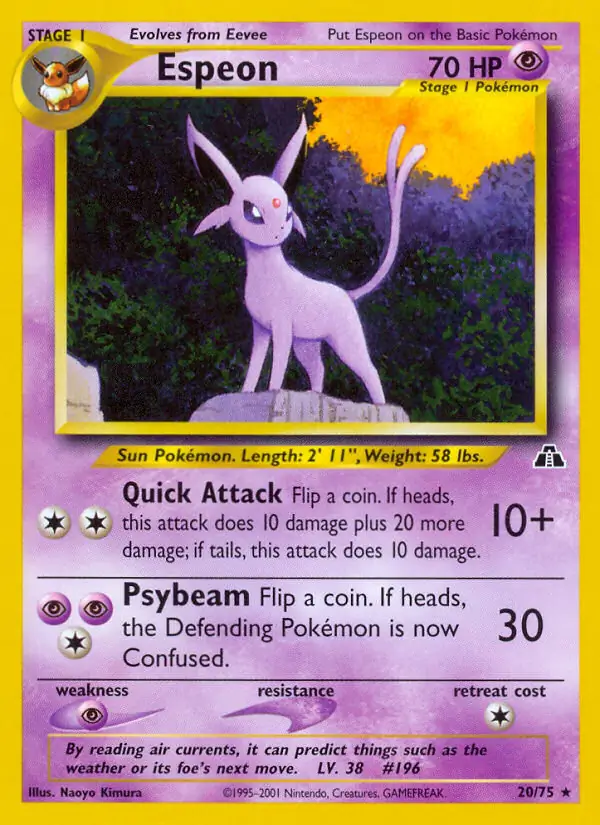 Espeon 20 Normal