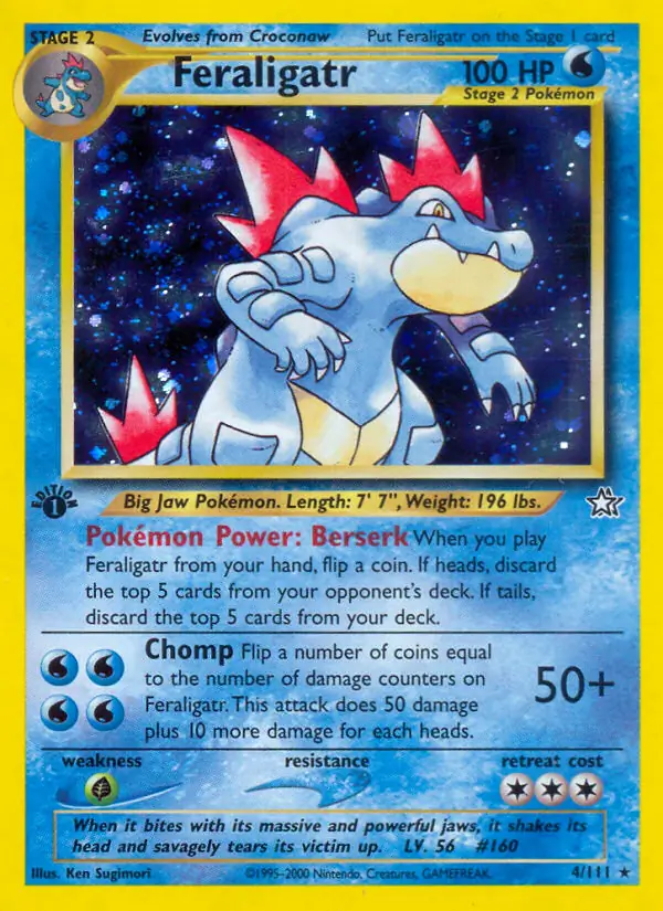 Feraligatr Holo 4 Normal