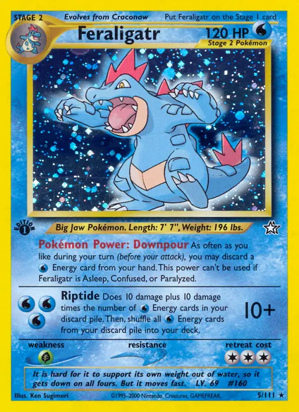 Feraligatr Holo 5