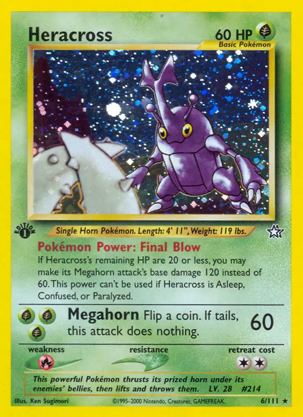 Heracross Holo 6