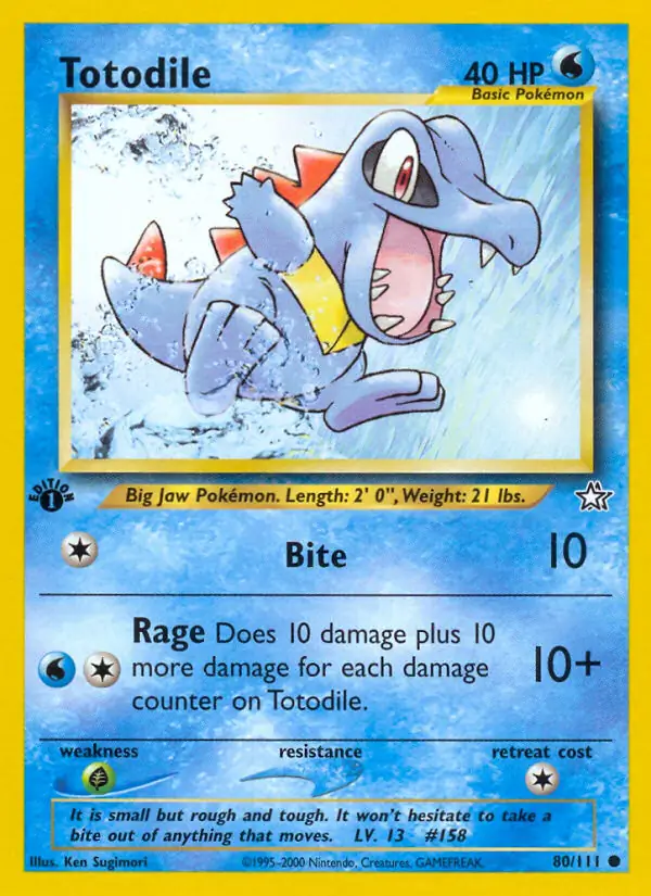 Totodile 80 Normal