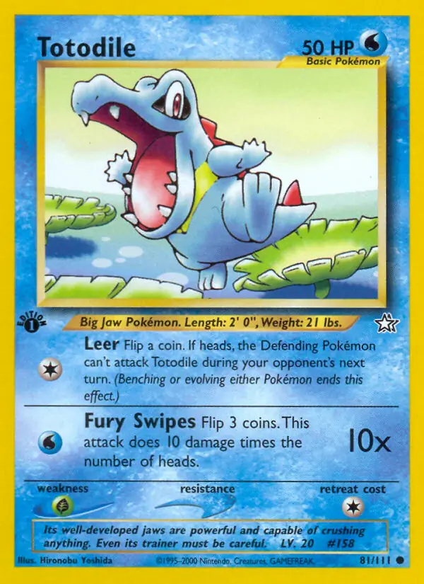 Totodile 81 Normal
