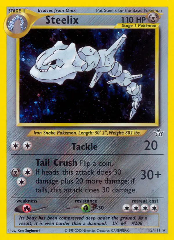 Steelix Holo 15 Normal