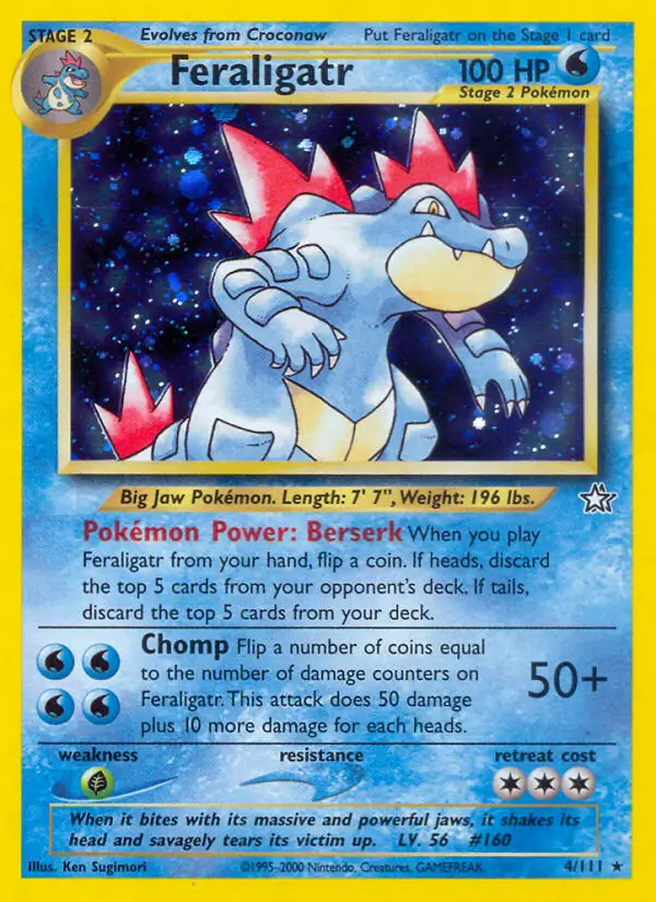Feraligatr Holo 4