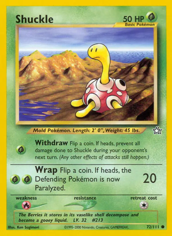 Shuckle 72 Normal