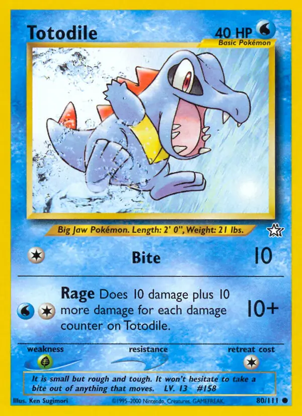 Totodile 80 Normal