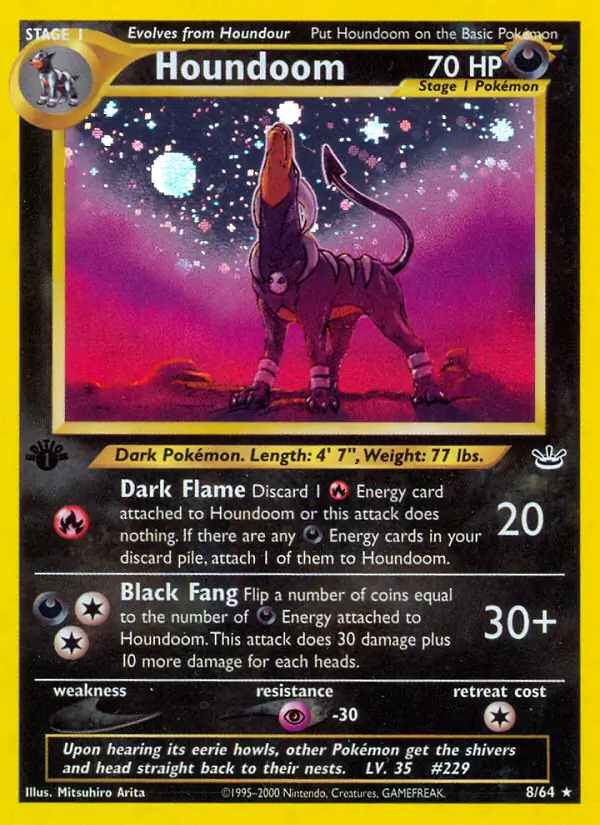 Houndoom Holo 8