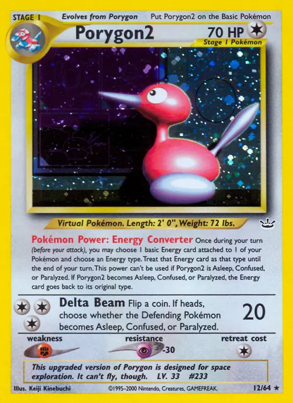 Porygon2 Holo 12