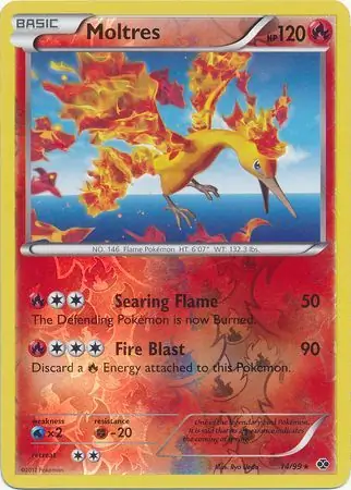 Moltres Reverse Holo 14 Normal