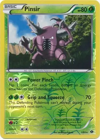 Pinsir Reverse Holo 1 Normal