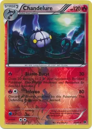 Chandelure Reverse Holo 20 Normal