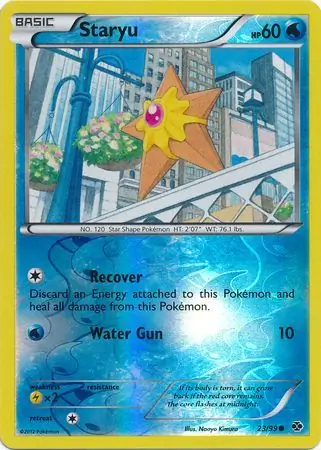 Staryu Reverse Holo 23 Normal